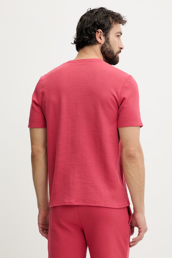 Ρούχα BOSS lounge t-shirt Ανδρικό Waffle T-Shirt 50535891 κόκκινο