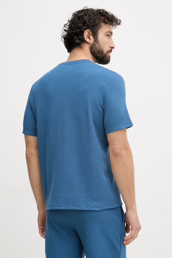 Oblečenie BOSS lounge tričko pánske Waffle T-Shirt 50535891 modrá