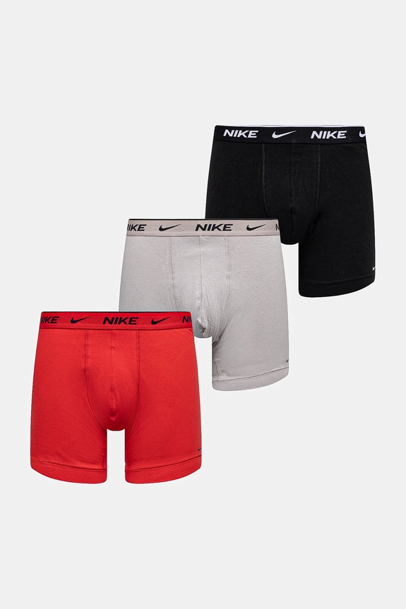 Boxerky Nike 3-pak bavlna čierna 0000KE1007.