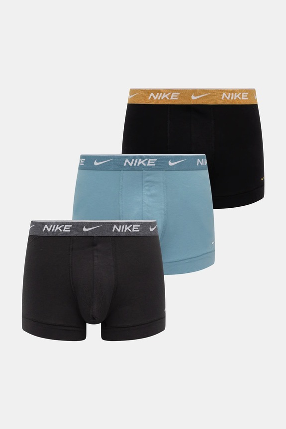 Nike bokserki 3-pack bawełna czarny 0000KE1008.M