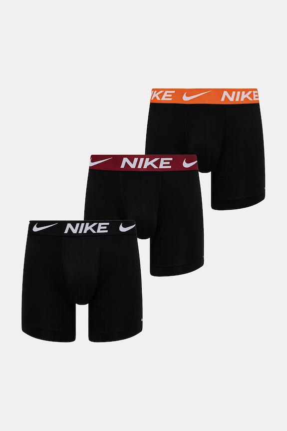 Nike bokserki dopasowane męskie 3-pack dzianina czarny 0000KE1157.
