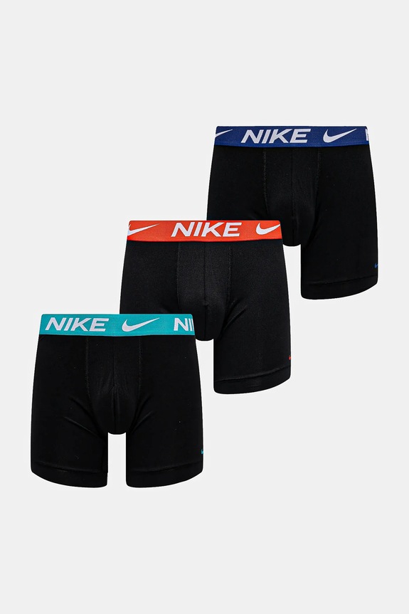 Nike bokserki dopasowane męskie 3-pack dzianina czarny 0000KE1157.