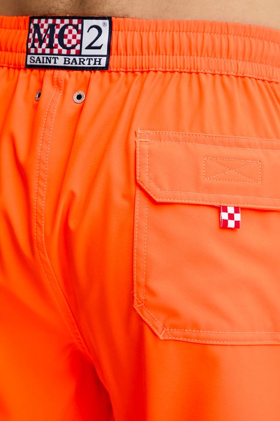 MC2 Saint Barth pantaloncini da bagno da uomo arancione COM0007