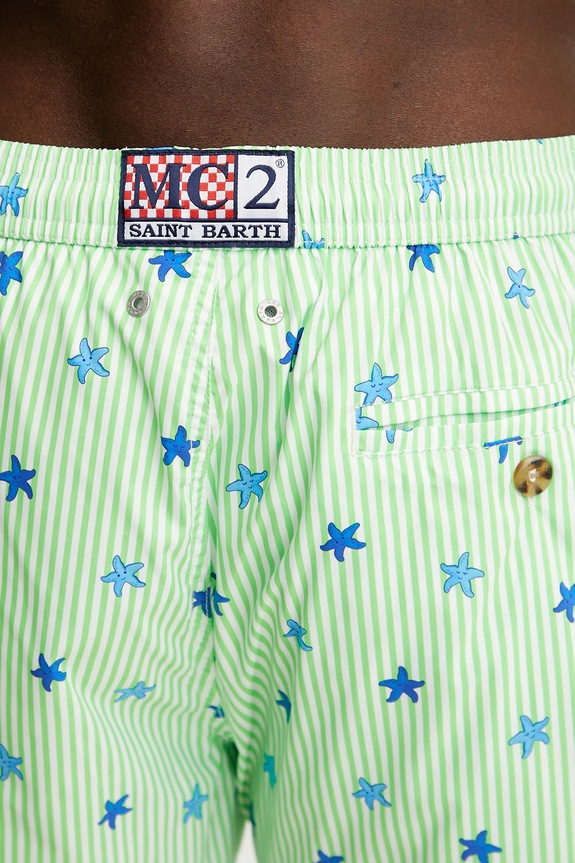 MC2 Saint Barth szorty kąpielowe zielony COM0009