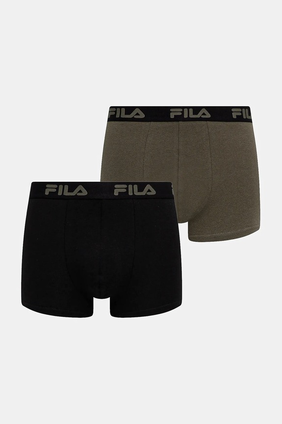 Fila bokserki 2-pack dzianina czarny FU5323.2