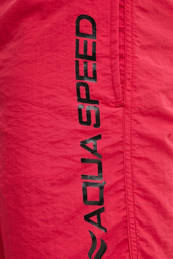 Aqua Speed pantaloni scurți de baie bărbătești rosu OWEN.