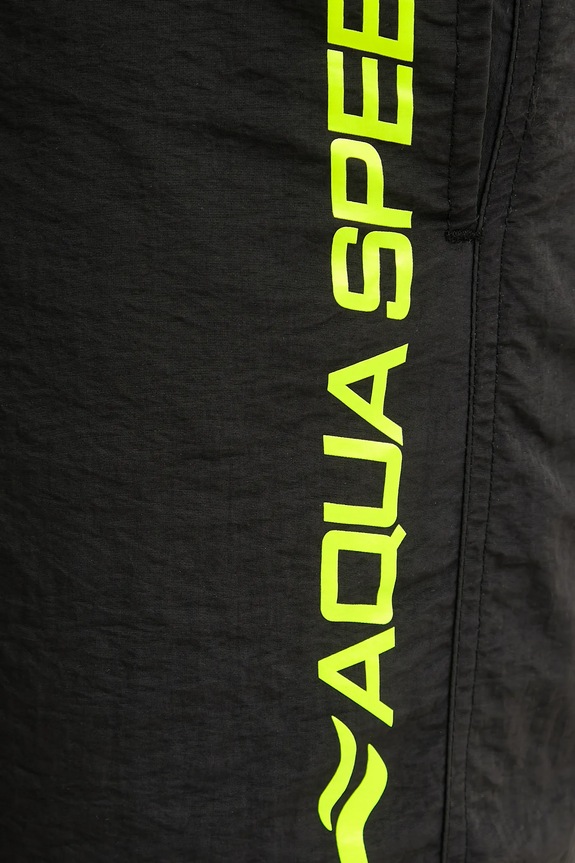 Aqua Speed pantaloni scurți de baie bărbați negru OWEN.