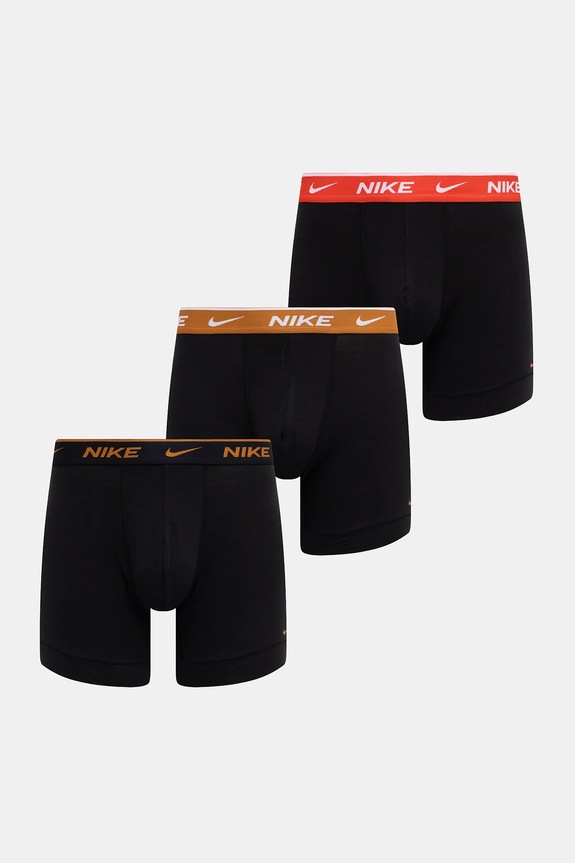 Μποξεράκια Nike 3-pack εφαρμοστό σορτς μπόξερ μαύρο 0000KE1007.M