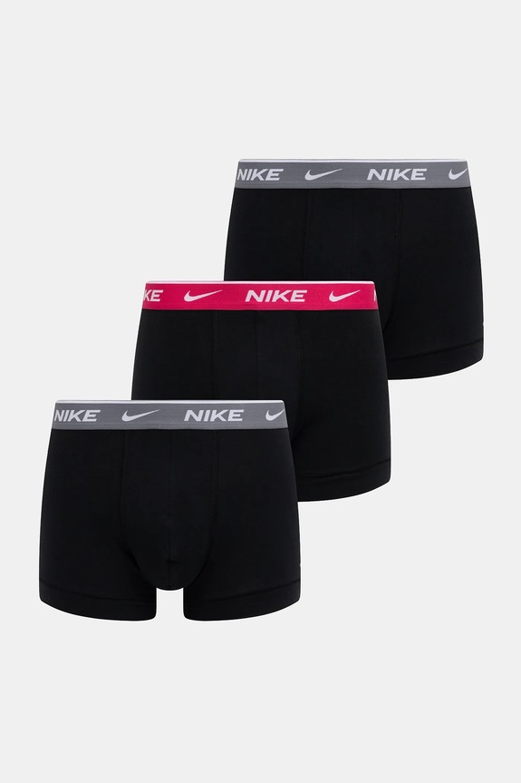 Boxerky Nike 3-pak pletenina čierna 0000KE1008.MM