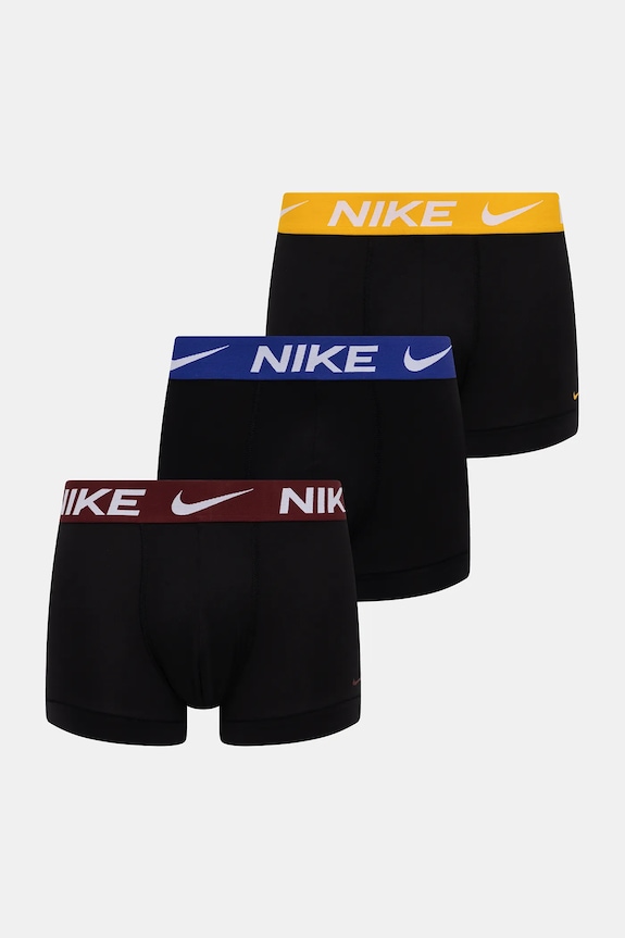 Боксеры Nike 3 шт трикотаж чёрный 0000KE1156.MM