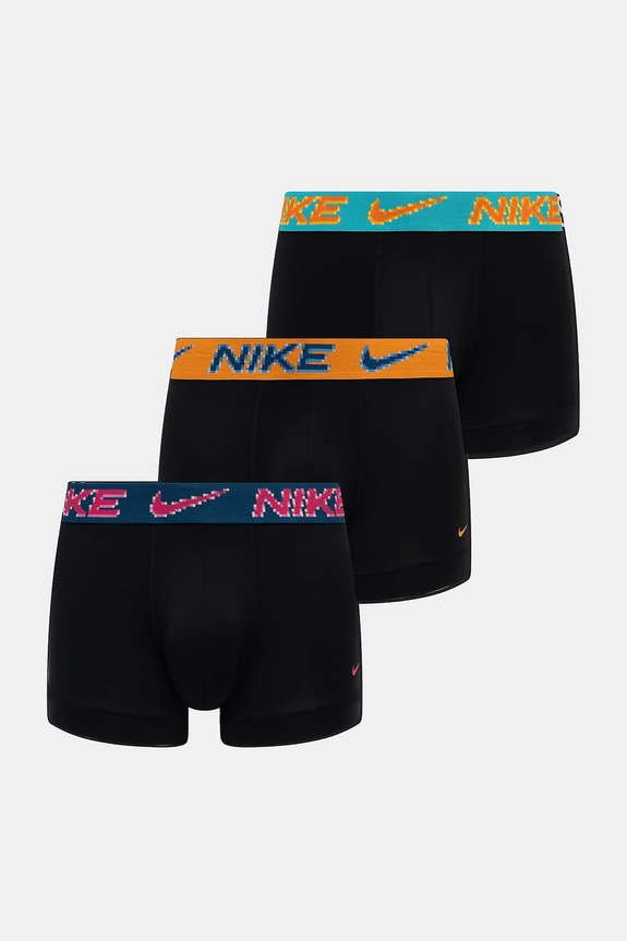 Boxerky Nike 3-pak pletenina čierna 0000KE1156.MM