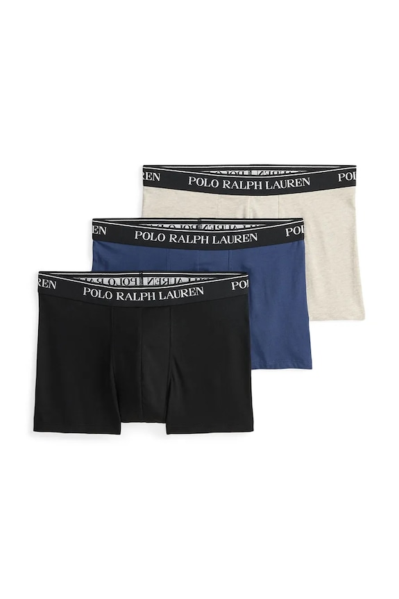 Polo Ralph Lauren boxeri 3-pack uni bej 714830299.