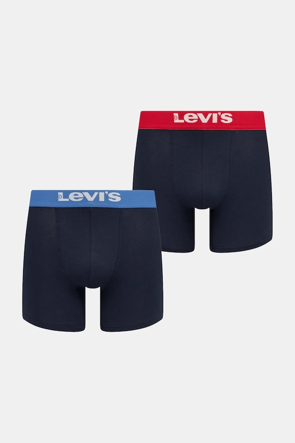 Levi's bokserki 2-pack nadruk granatowy 37157.1310