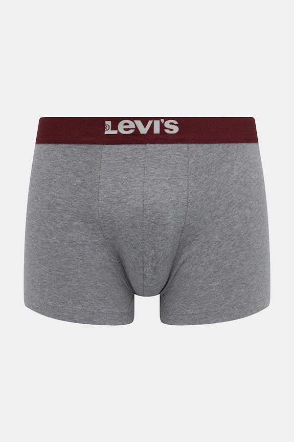 Levi's Boxeri bărbați din bumbac cu elastan pachet de 6 37149.1221 gri AA00