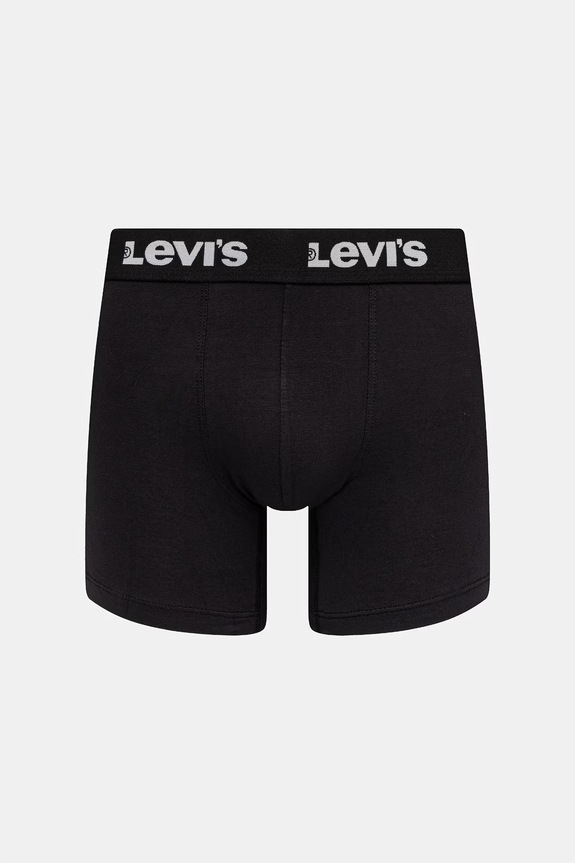 Levi's bokserki męskie bawełniane z elastanem 6-pack 37149.1221 czarny AA00