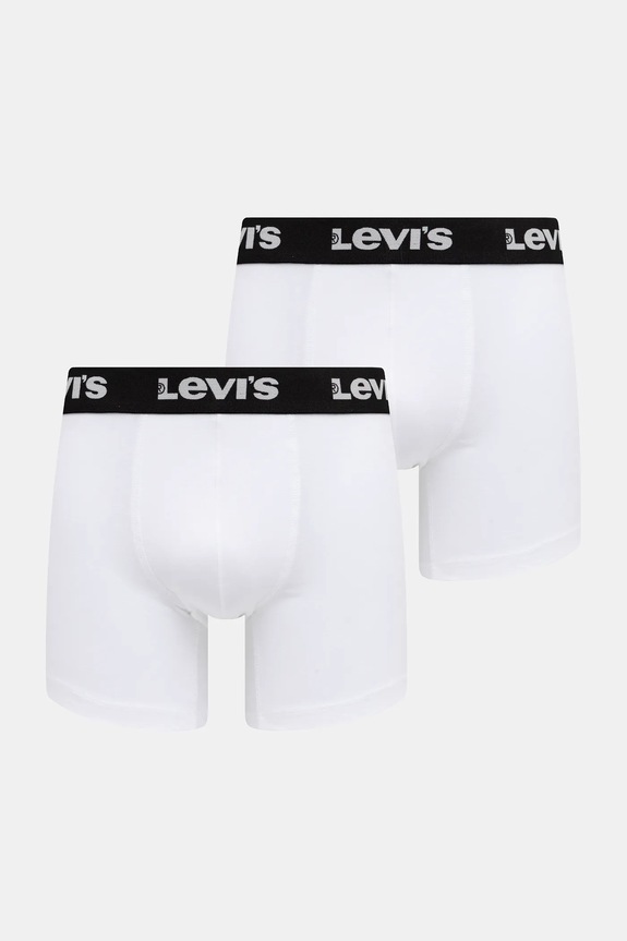Levi's bokserki 2-pack nadruk biały 37149.1194