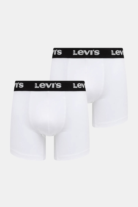 Levi's bokserki 2-pack nadruk biały 37149.1194