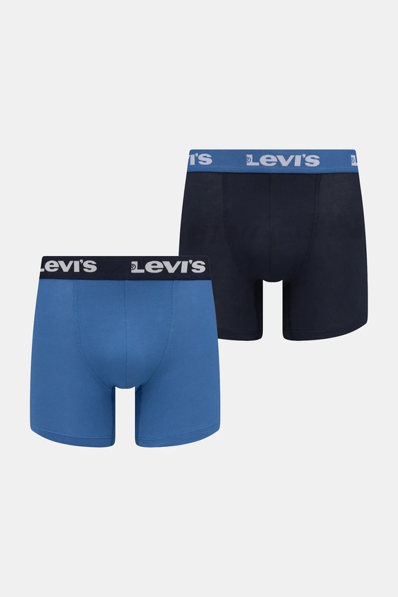 Levi's bokserki 2-pack dzianina niebieski 37149.1198