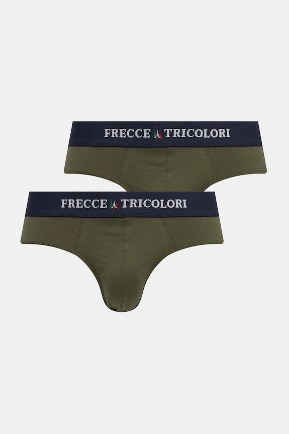 Slip gaćice Aeronautica Militare 2-pack print zelena AM1USL003