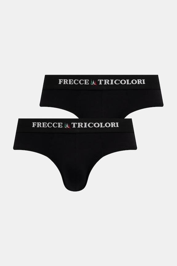 Slip gaćice Aeronautica Militare 2-pack print crna AM1USL003