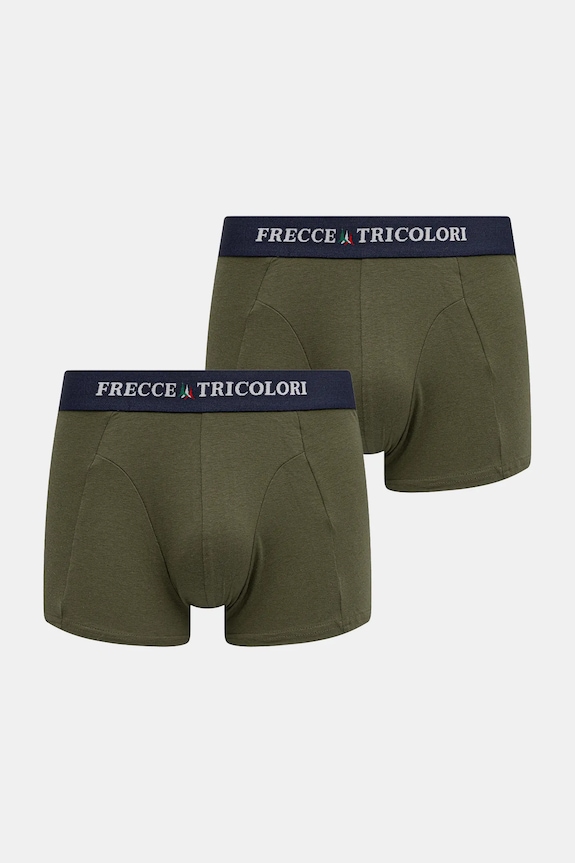 Bokserice Aeronautica Militare 2-pack print zelena AM1UBX005