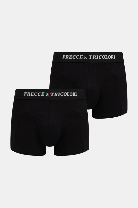 Boxerky Aeronautica Militare 2-pack pletenina černá AM1UBX005