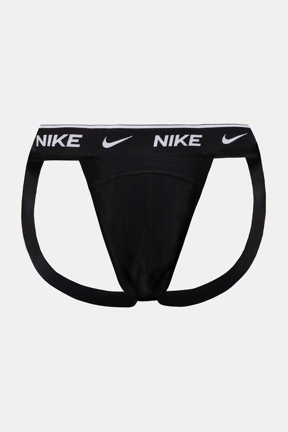 Nike jockstraps pentru bărbați, din bumbac cu elastan NQ00KE1279 negru AA00