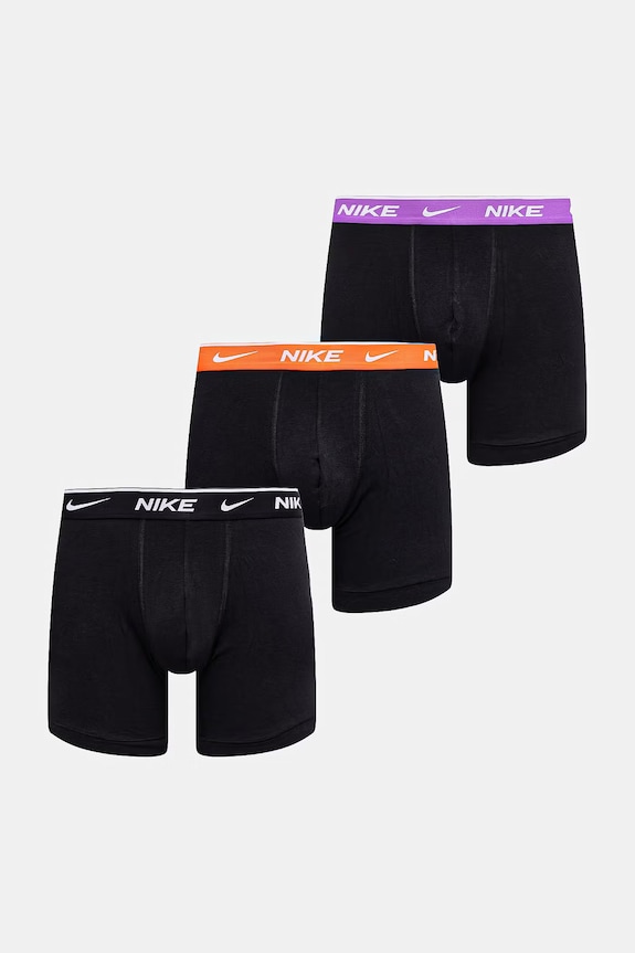 Nike boxerky pánske s bavlnou 3-pak čierna NQ00KE1285