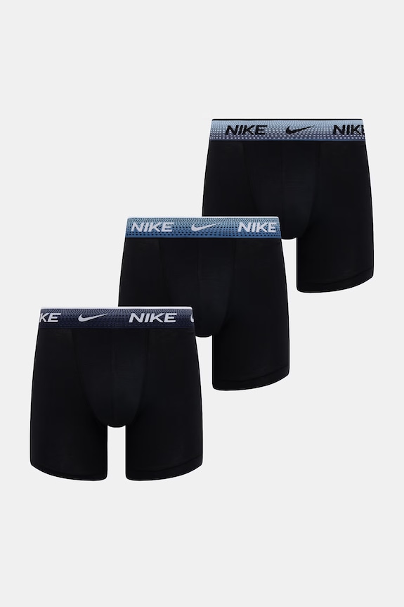 Nike boxerky pánske s bavlnou 3-pak čierna NQ00KE1285