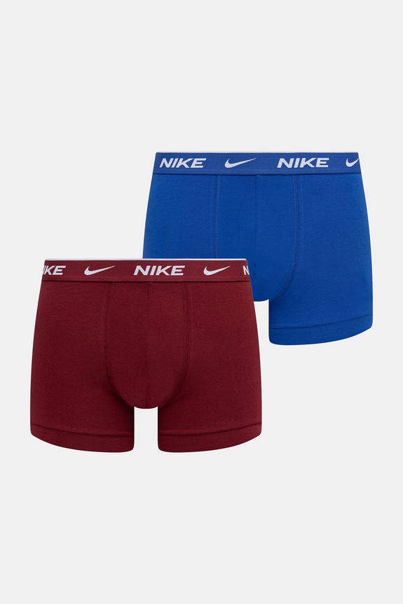 Nike boxeri pentru bărbați, din bumbac cu elastan pachet de 2 albastru NQ00KE1288