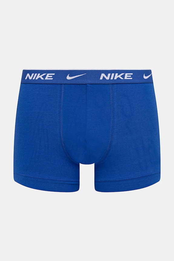 Îmbrăcăminte Nike boxeri pentru bărbați, din bumbac cu elastan pachet de 2 NQ00KE1288 albastru