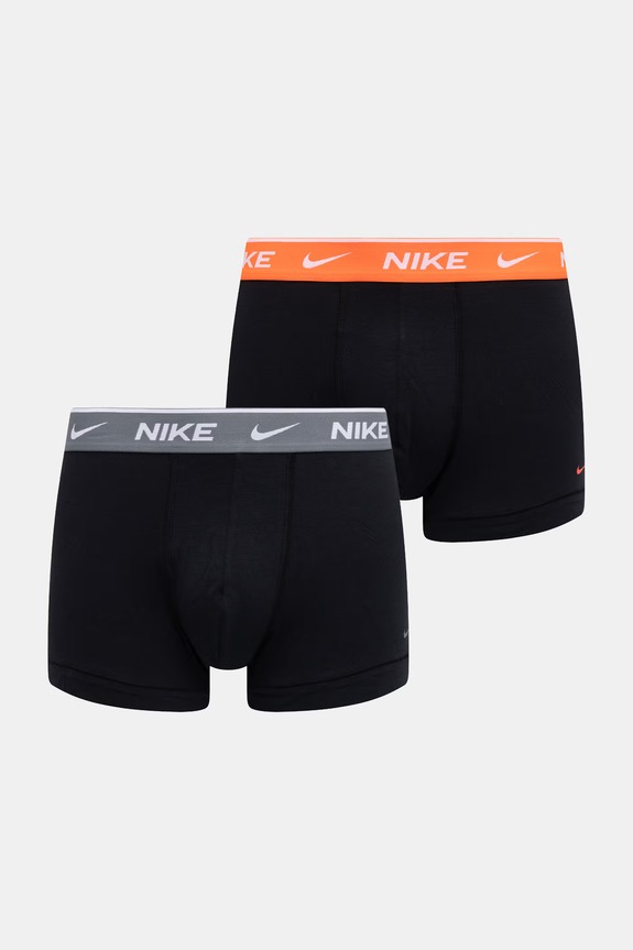 Nike bokserki męskie bawełniane z elastanem 2-pack czarny NQ00KE1288