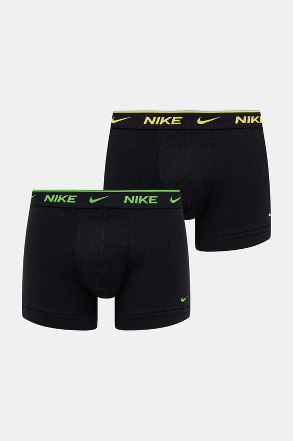 Nike boxerky pánské bavlněné s elastanem 2-pack černá NQ00KE1288