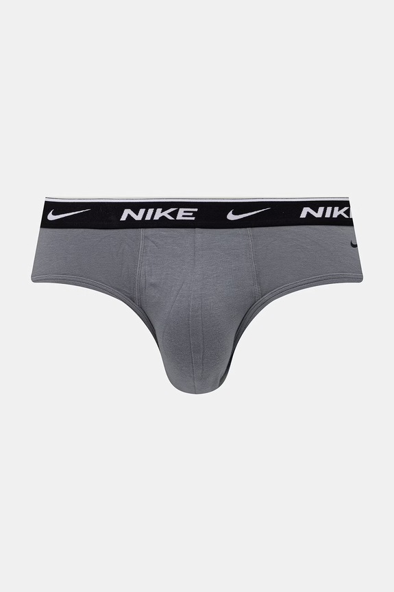 Nike σλιπ Ανδρικά βαμβακερά με ελαστάν 5-pack γκρί NQ00KE1294