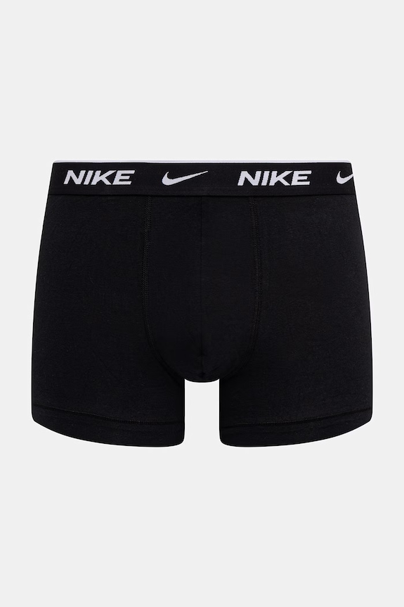 Nike boxerky pánske bavlnené s elastanom 5-pak sivá NQ00KE1295
