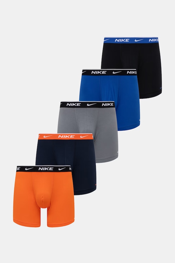 Nike priliehavé boxerky pánske 5-pak modrá NQ00KE1296