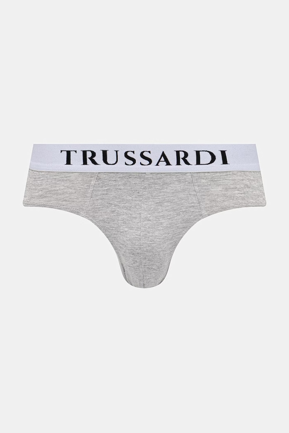 Trussardi slipy 2-pack TRU2USP01 szary AA00