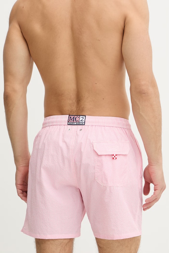 Odzież MC2 Saint Barth szorty kąpielowe męskie PATM001 różowy