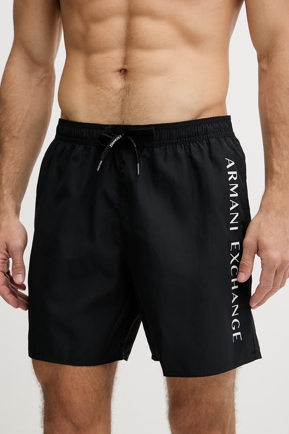 Armani Exchange plavecké šortky pánske XM000832.AF22573.NOS čierna AA00