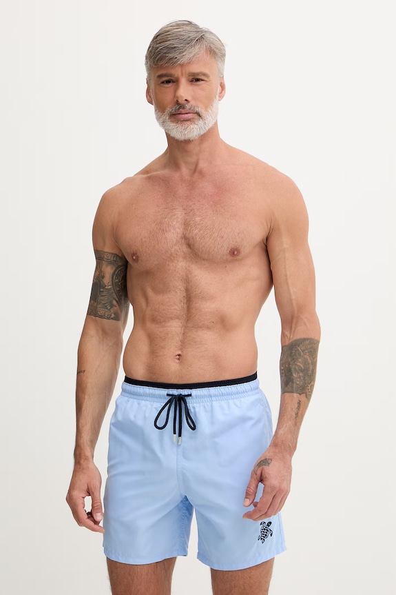 Vilebrequin pantaloni scurți de baie pentru bărbați MOKA albastru MOKU3A01