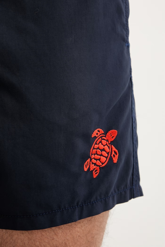 Vilebrequin pantaloni scurți de baie pentru bărbați MOKA bleumarin MOKU3A01