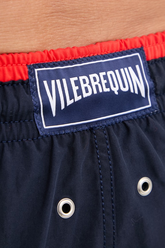 Vilebrequin pantaloni scurți de baie pentru bărbați MOKA MOKU3A01 bleumarin