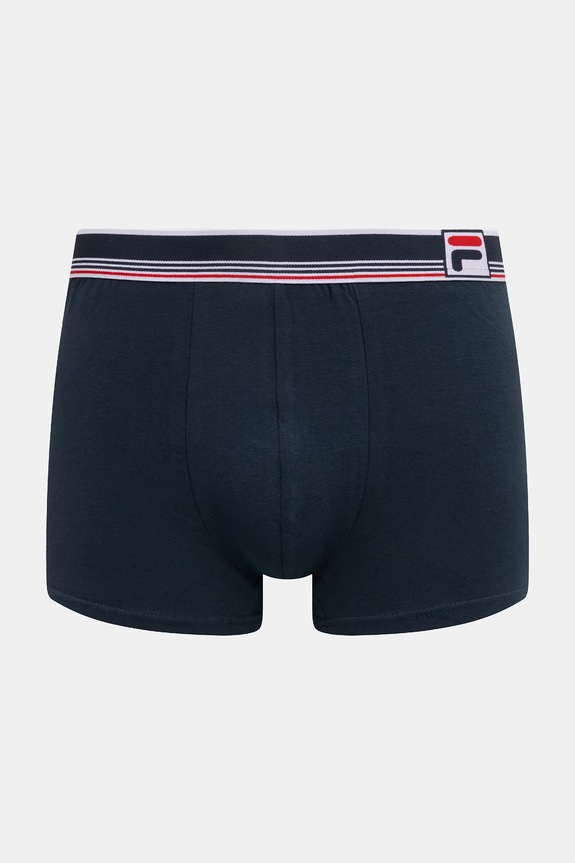 Fila bokserki dopasowane męskie bawełniane z elastanem 2-pack FU5356/2 czarny SS26