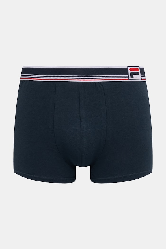 Fila bokserki dopasowane męskie bawełniane z elastanem 2-pack FU5356/2 czarny SS26