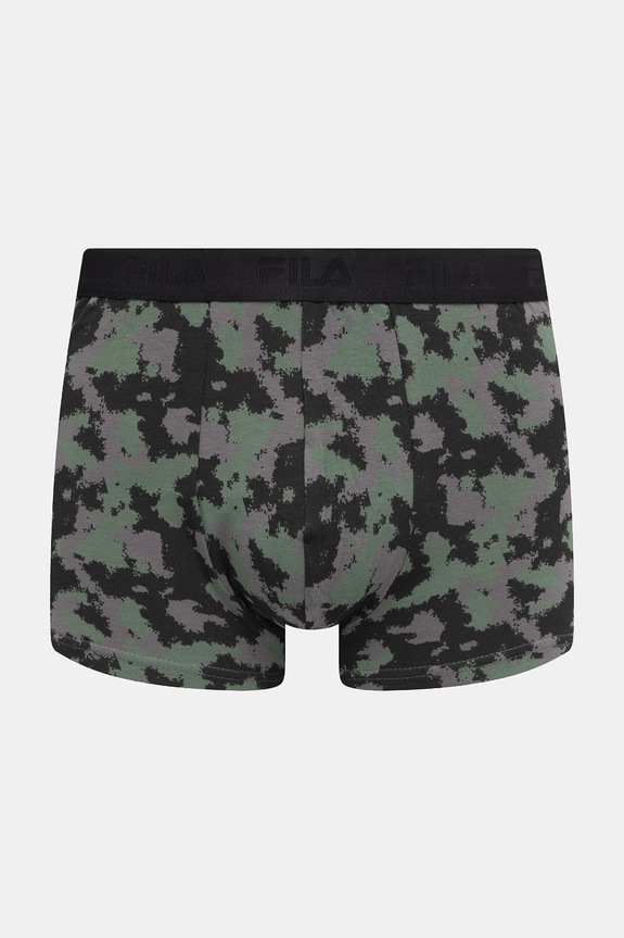 Fila bokserki dopasowane męskie bawełniane z elastanem 2-pack FU5366/2 czarny SS26