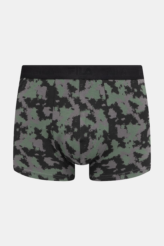 Fila bokserki dopasowane męskie bawełniane z elastanem 2-pack FU5366/2 czarny SS26