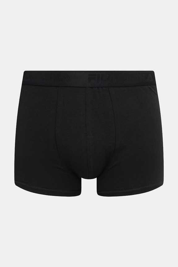 Odzież Fila bokserki dopasowane męskie bawełniane z elastanem 2-pack FU5366/2 czarny