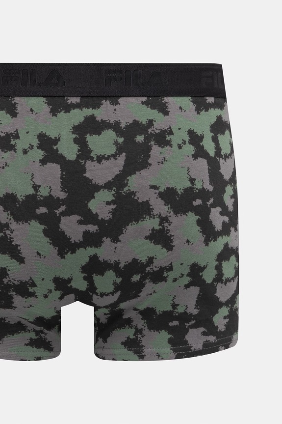 Fila bokserki dopasowane męskie bawełniane z elastanem 2-pack czarny FU5366/2