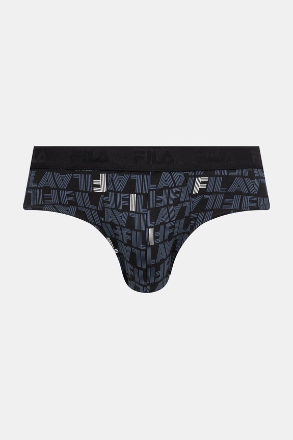 Fila slip pentru bărbați, din bumbac cu elastan pachet de 2 FU5369/2 negru SS26