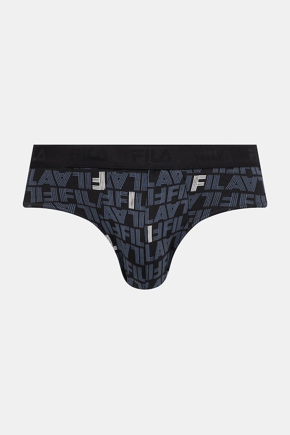 Fila slip pentru bărbați, din bumbac cu elastan pachet de 2 FU5369/2 negru SS26